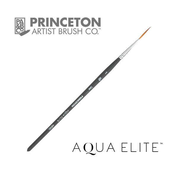 Princeton 4850 Aqua Elite Synthetic Kolinsky Sable Brush // Liner —  Stickerrific